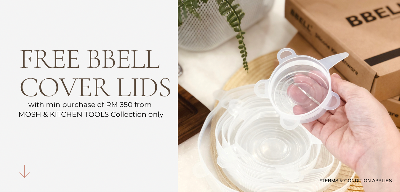 Free BBELL Cover Lids with min purchase RM 350