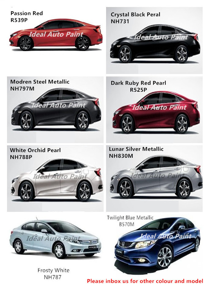 Ready Stock] Honda Civic- Ideal Original Colour Touch Up Aerosol 