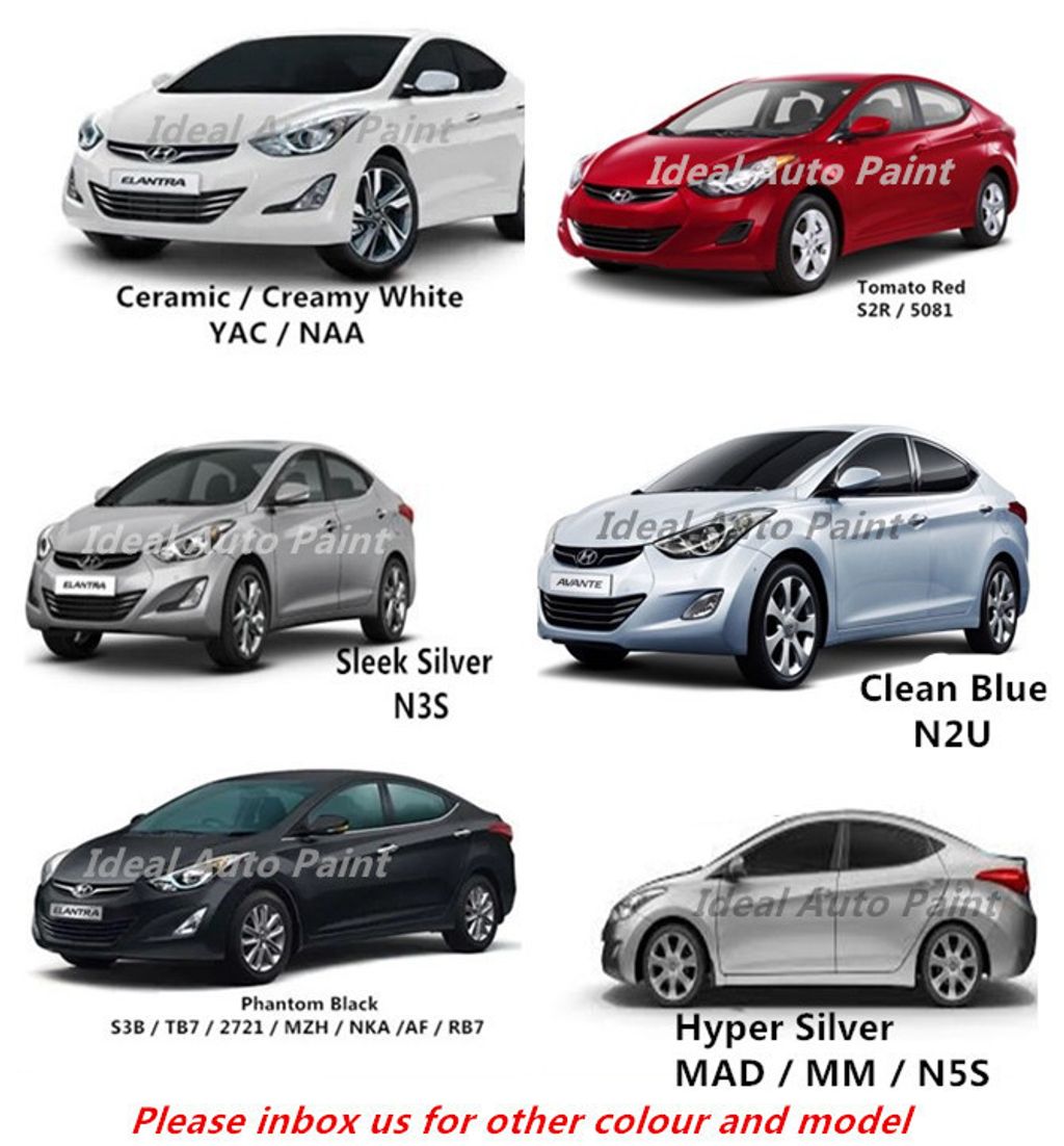 [Ready Stock] Hyundai Elantra Ideal Original Colour Touch Up Aerosol