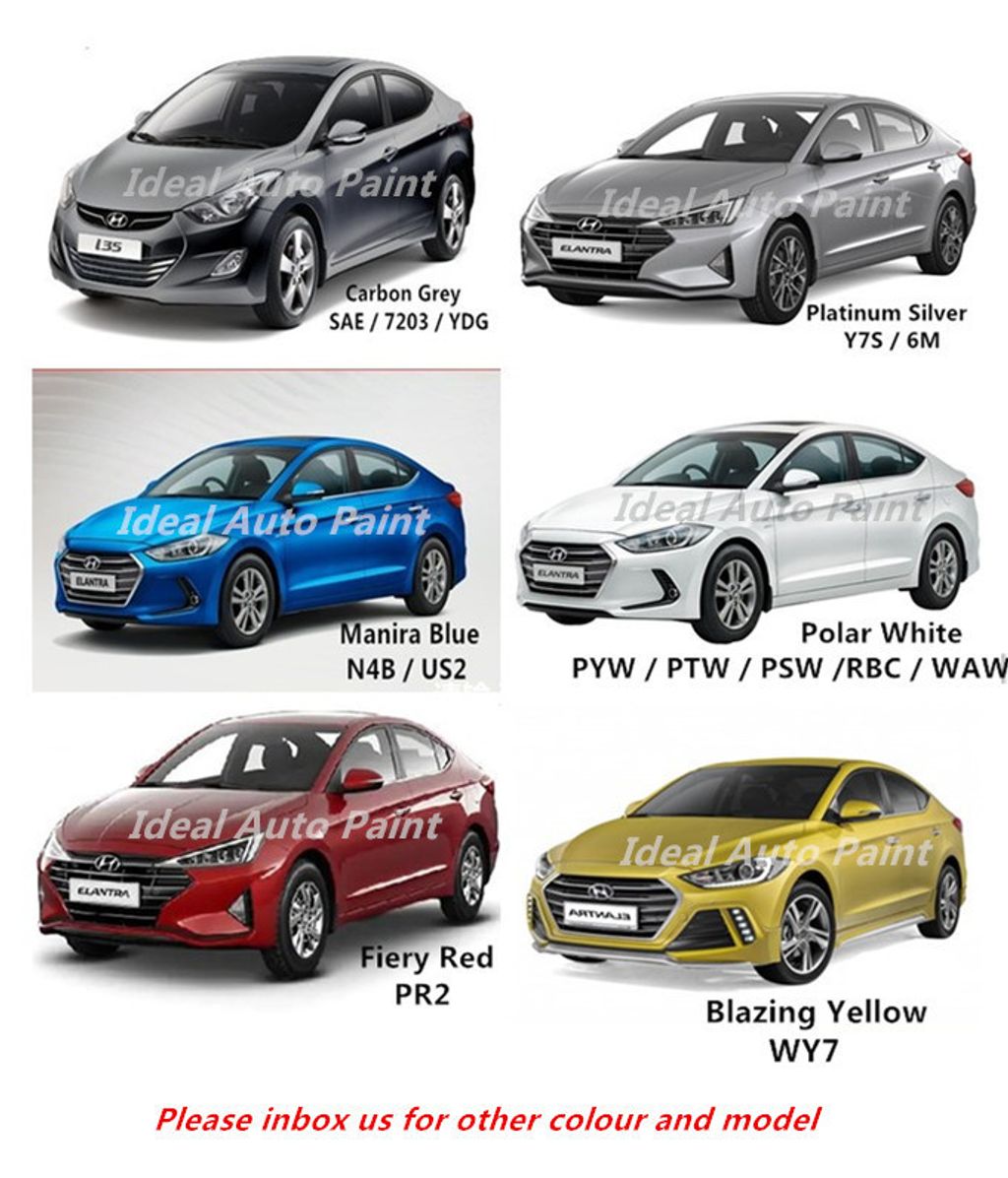 [Ready Stock] Hyundai Elantra Ideal Original Colour Touch Up Aerosol