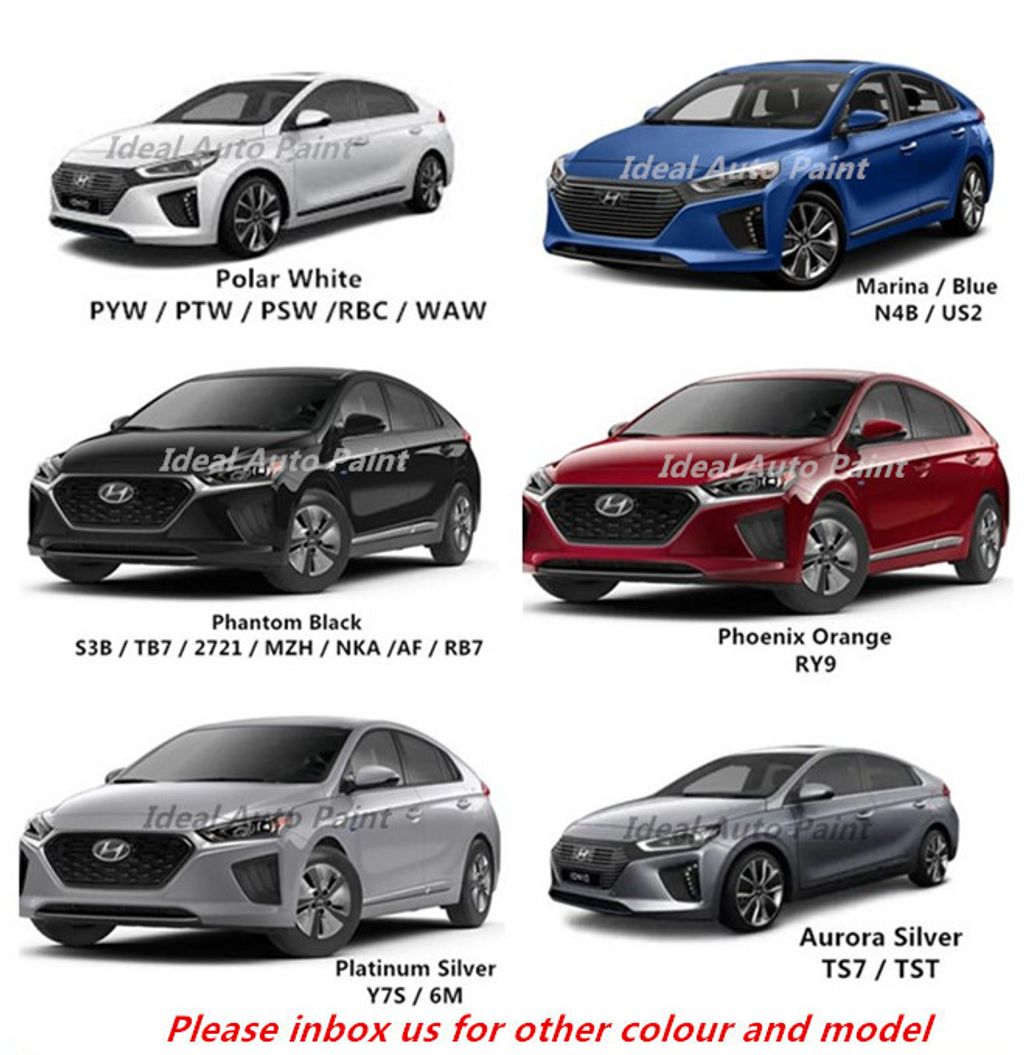 [Ready Stock] Hyundai Ioniq Ideal Original Colour Touch Up Aerosol