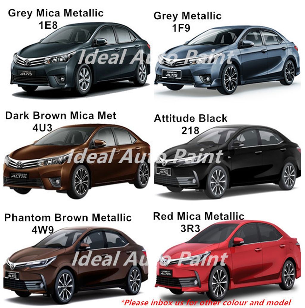 [Ready Stock] Toyota Altis - Ideal Original Colour Touch Up Aerosol ...