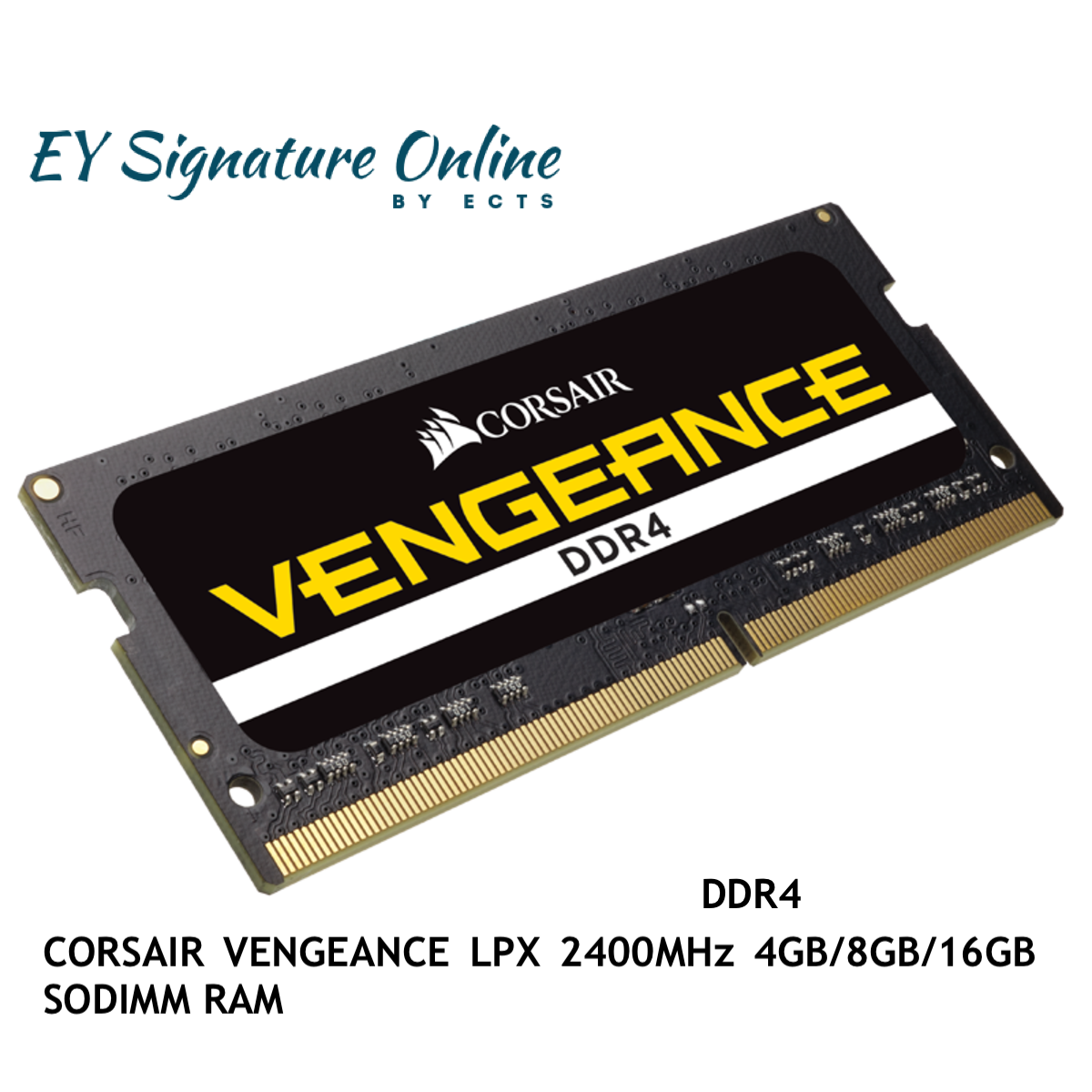 CORSAIR VENGEANCE LPX 2400MHz DDR4 4GB/8GB C16 SODIMM RAM – EY Signature  Online by ECTS