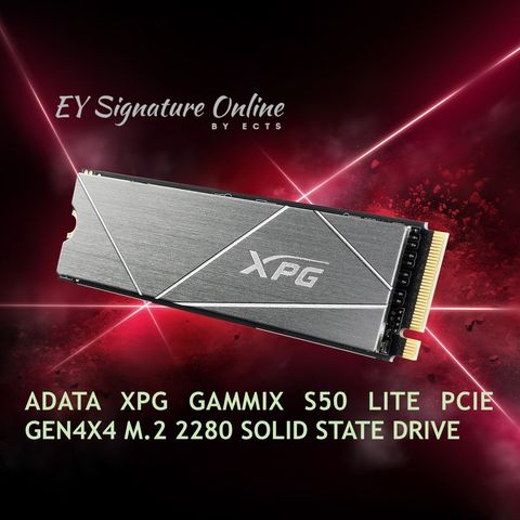 ADATA XPG GAMMIX S50 LITE PCIE GEN4X4 M.2 2280 1TB/2TB SOLID STATE DRIVE