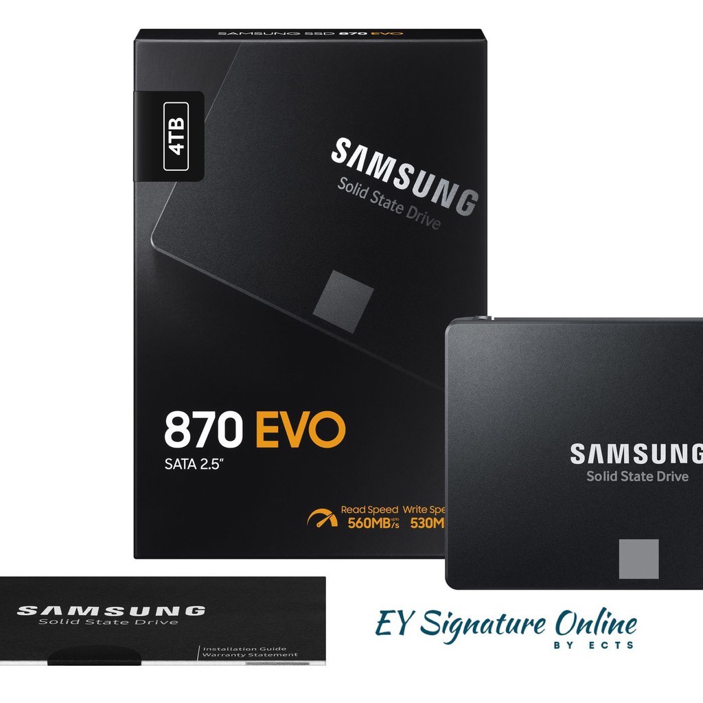 industri Accord Nuværende SAMSUNG 870 EVO 250GB/500GB/1TB SATA SSD – EY Signature Online by ECTS
