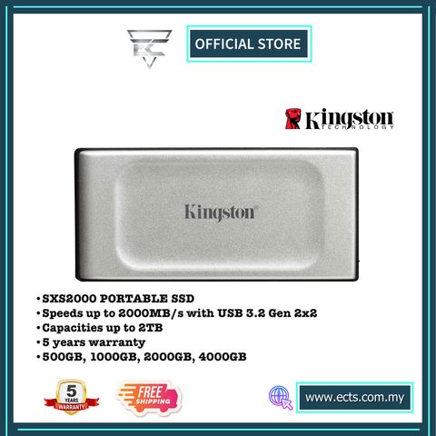 KINGSTON SXS2000 500GB/1TB/2TB External Portable Solid State Drive (SSD)