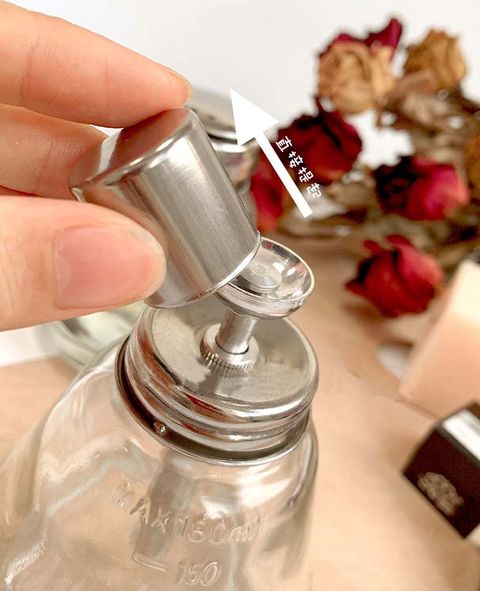 透明玻璃酒精壓瓶 180 ml (直筒)3