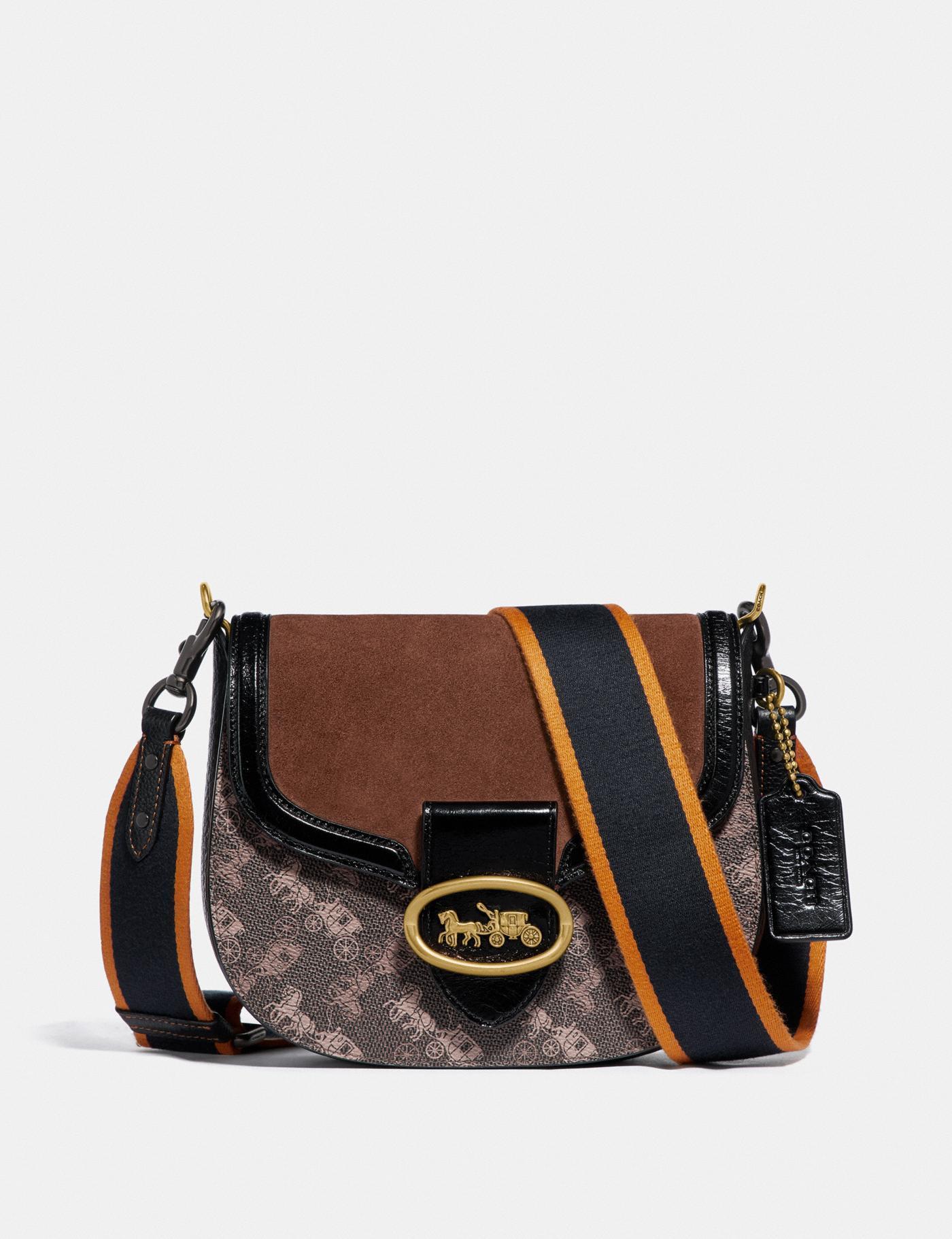 COACH Kat Saddle Bag With Horse And Carriage Print – BB ASIA STORE