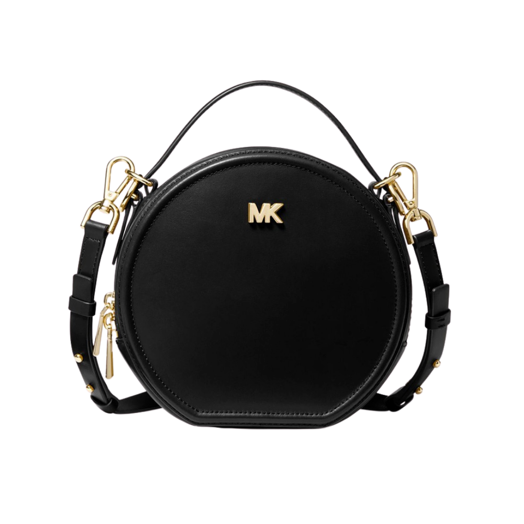 Michael Kors Delaney Medium Leather Canteen Crossbody Bag Black – BB ASIA  STORE