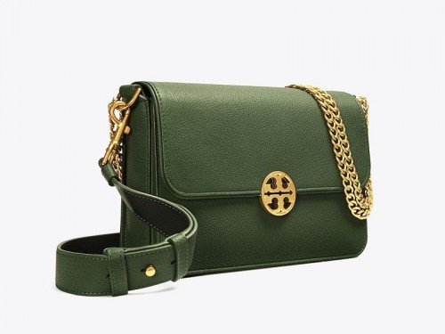 Tory Burch Chelsea convertible textured-leather shoulder bag – BB ASIA STORE