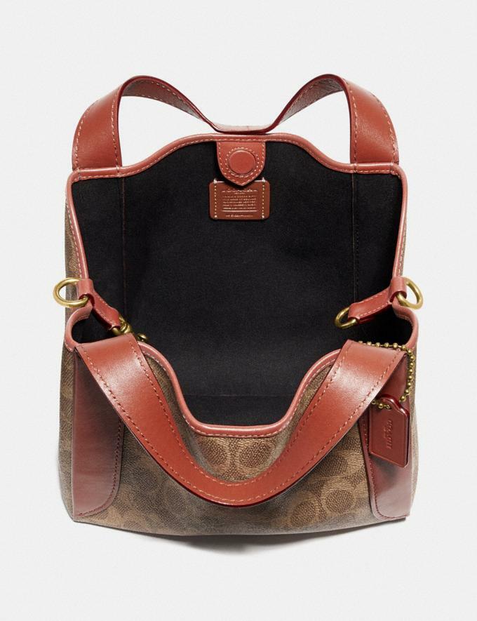 Sell Coach Signature Hadley 21 Bag - Brown