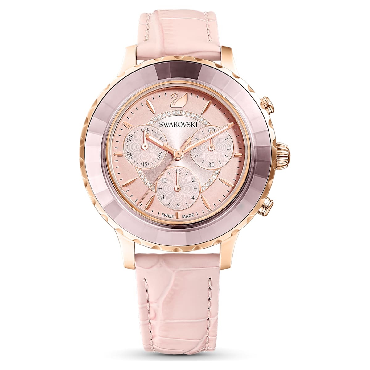 octea-lux-chrono-watch--leather-strap--pink--rose-gold-tone-pvd-swarovski-5452501.jpg