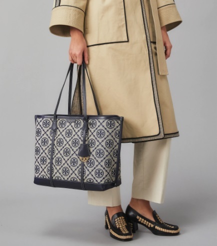 Tory Burch Perry T Monogram Triple Compartment Tote – BB ASIA STORE