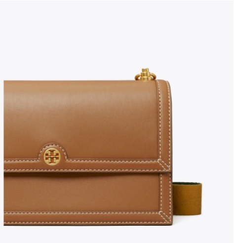 Tory Burch T Monogram Leather Barrel Color Block Shoulder Bag – BB ASIA  STORE