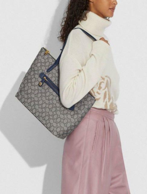 Coach taylor signature jacquard tote new arrivals