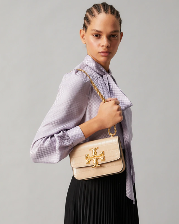 Tory Burch Small Eleanor Crocodile-Embossed Chain Shoulder Bag – BB ASIA  STORE