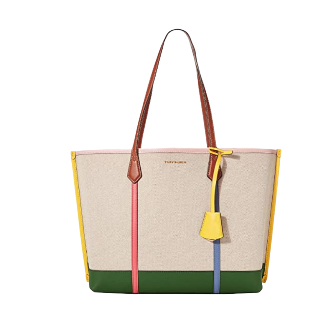 Tory Burch Perry Canvas Triple Compartment Tote