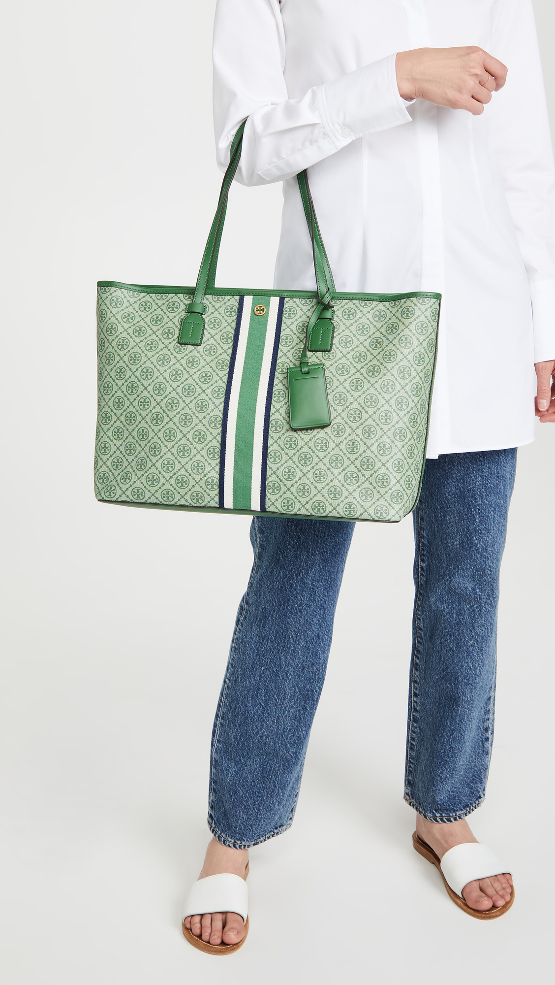 Tory Burch T Monogram Coated Canvas Tote – BB ASIA STORE