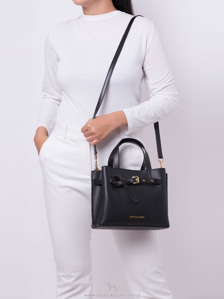 Michael Kors Emilia Small Satchel Black – BB ASIA STORE