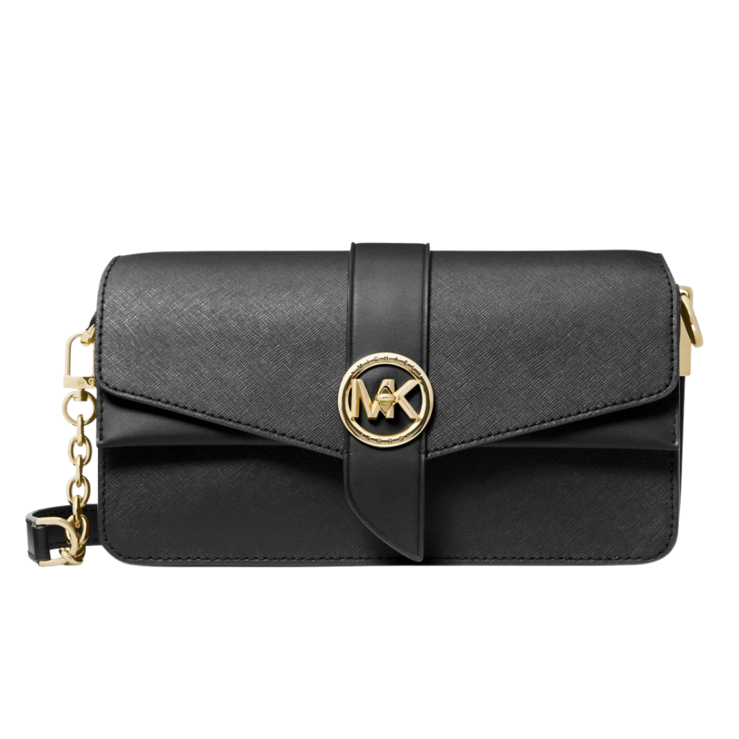 Michael Kors Greenwich Medium Saffiano Leather Shoulder Bag