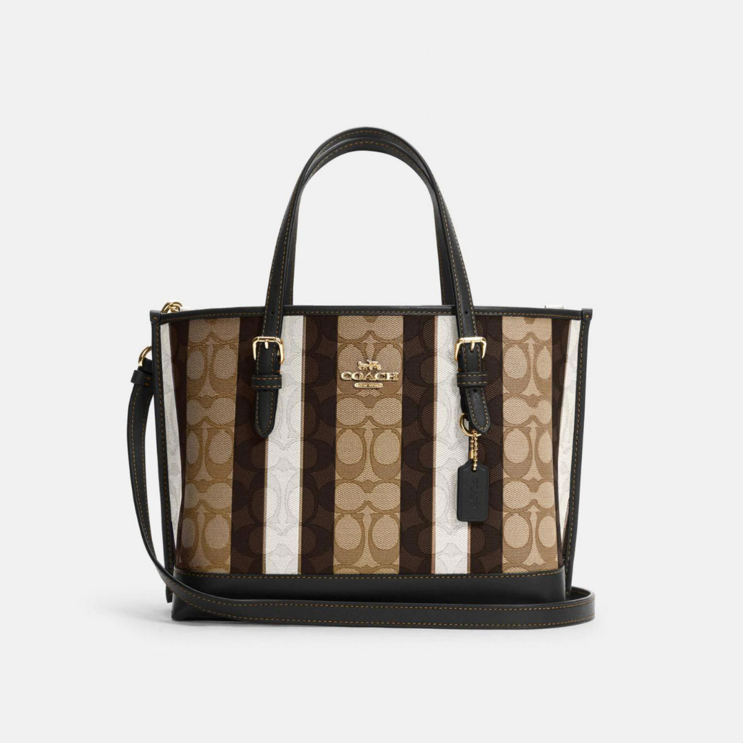 Coach Mollie Tote 25 In Signature Jacquard With Stripes – BB ASIA STORE