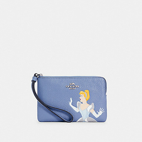 Disney x Coach + Corner Zip Wristlet with Tiana