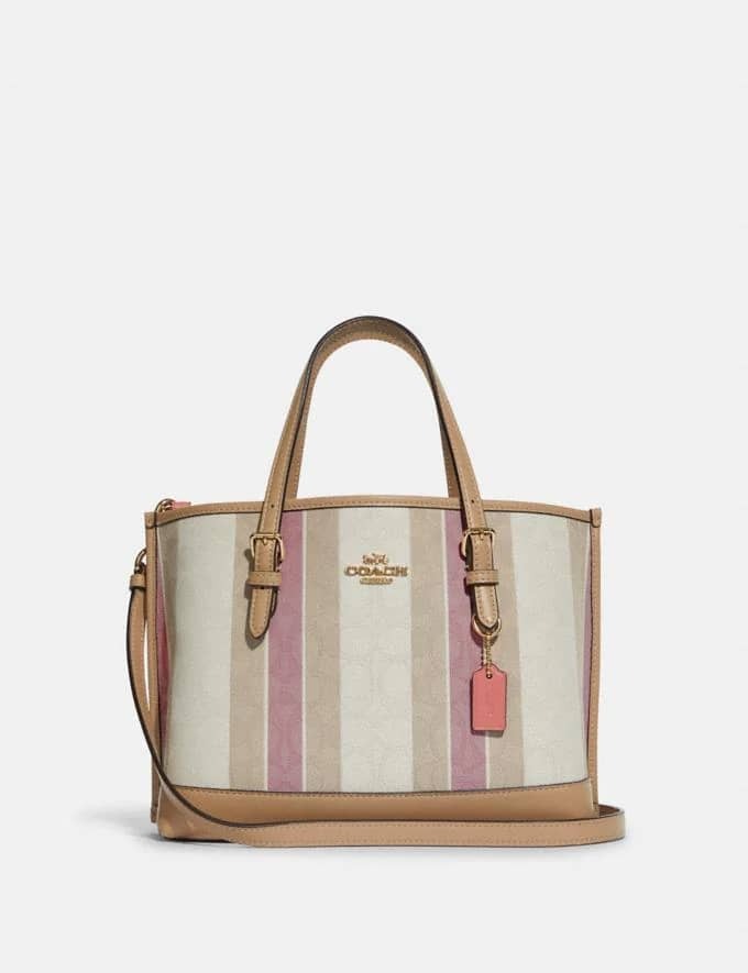 Coach Mollie Tote 25 In Signature Jacquard With Stripes – BB ASIA STORE