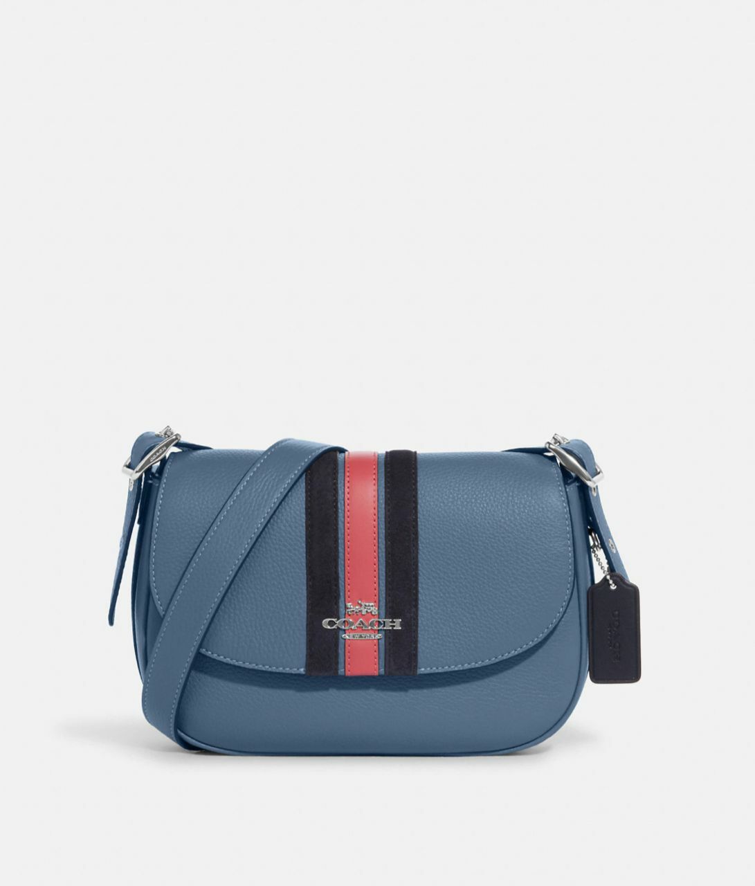 Coach Macie Saddle Bag With Varsity Stripe – BB ASIA STORE