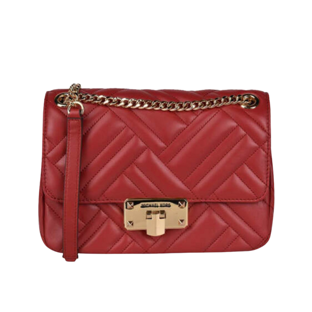 Michael Kors Peyton Chevron Leather Medium Shoulder Flap – BB ASIA STORE