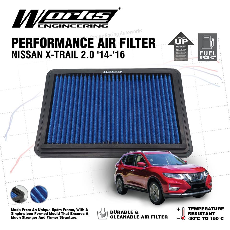Works Air Filter Nissan X Trail 2.5 '14'16 Works Engineering