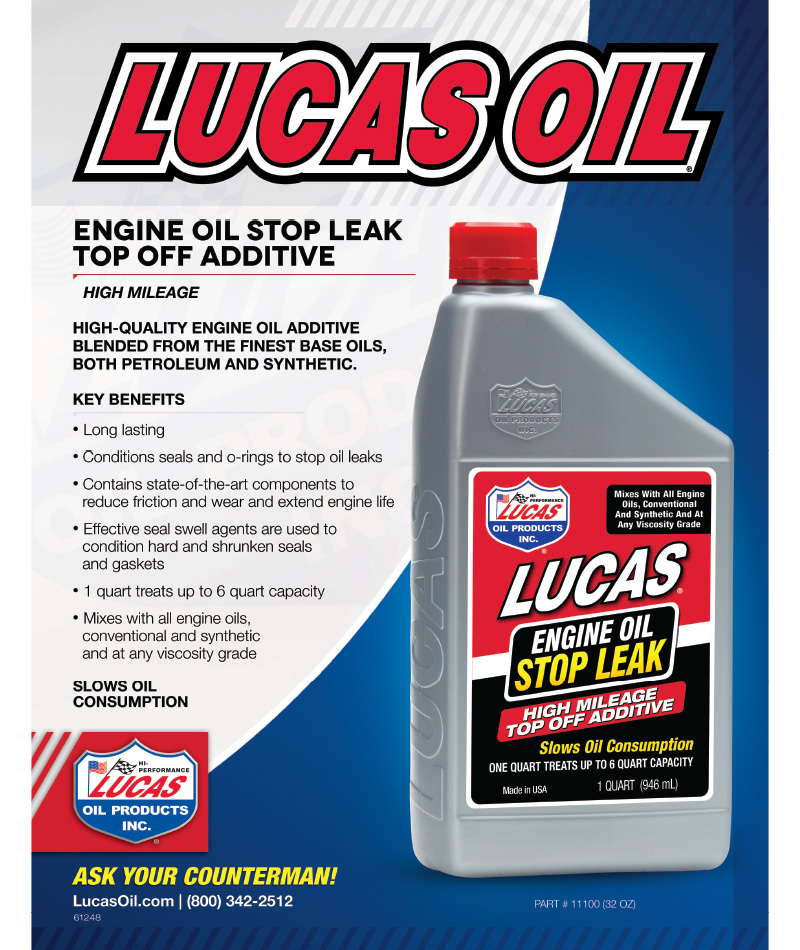 Lucas Engine Oil Stop Leak Top Off Additive (946ml) Works Engineering