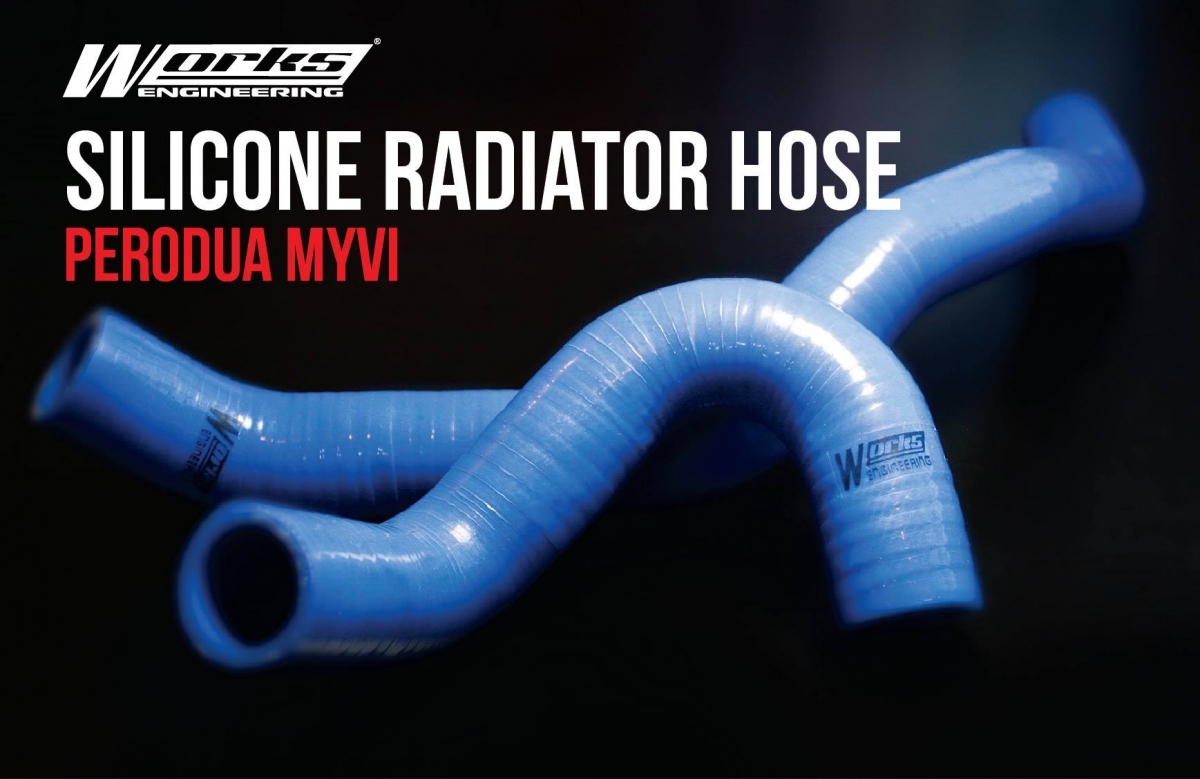 Silicone Radiator Hose Kit Daihatsu YRV 1.0-1.3 / Perodua 