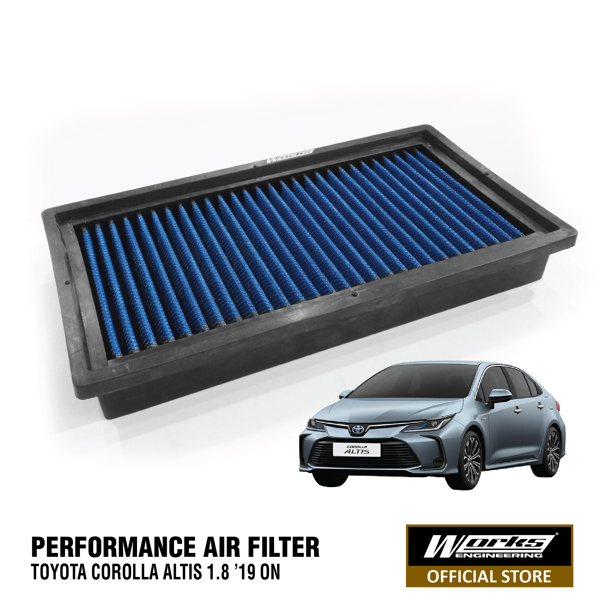 Works Air Filter - Toyota C-HR 1.2T & 1.8NA 17-on / Toyota Cross / Toyota  FT86 2.0L H4 16-on / Subaru BRZ 2.0L H4 17-on / Altis 1.8 19-on – Works  Engineering Official Online Store