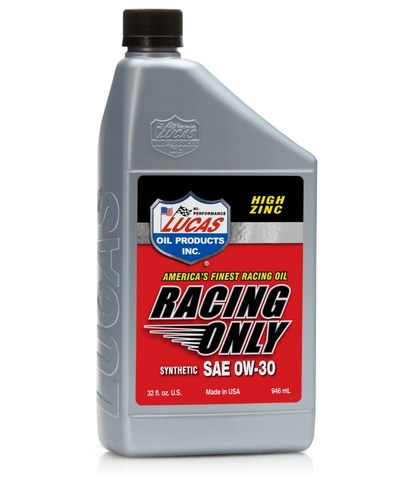 Lucas Synthetic SAE 0W-30 Racing Only (Qt/946ml) – Works 