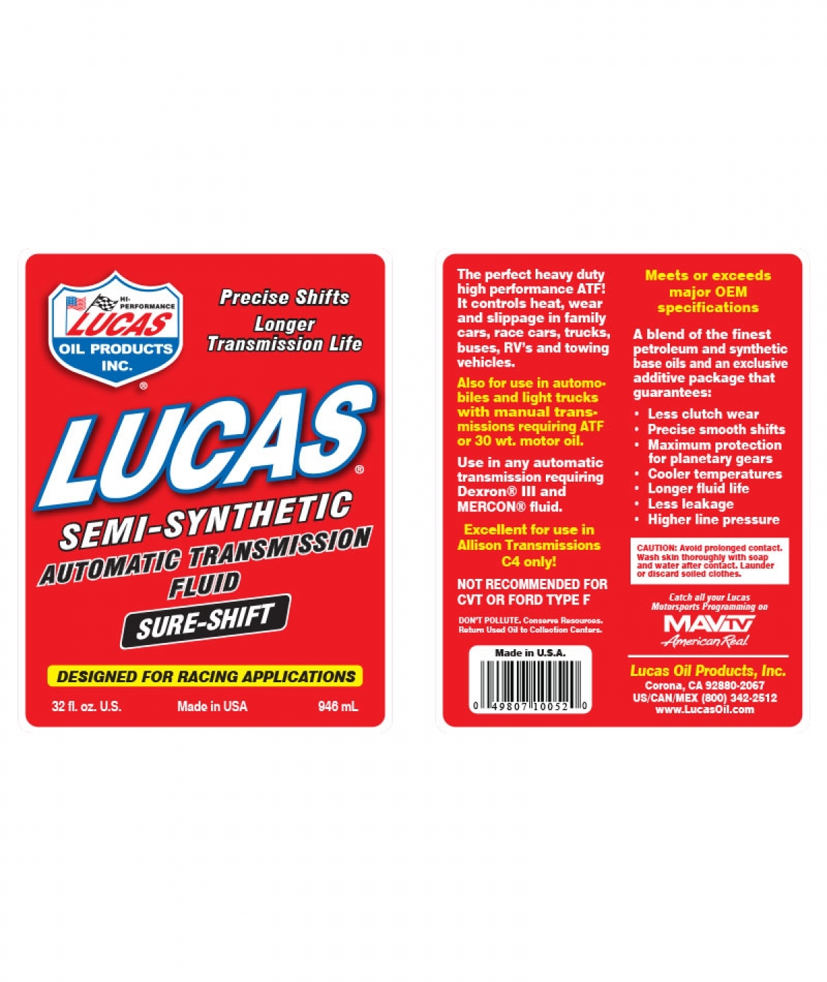 lucas transmission additive
