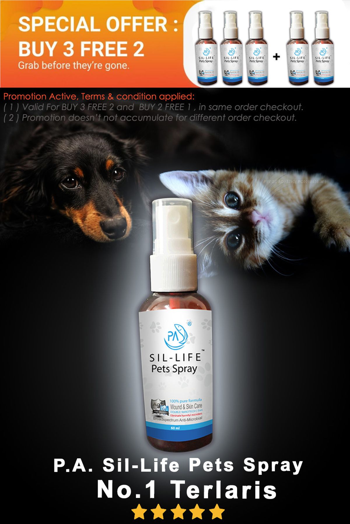 PA Sil-Life Pets Spray 