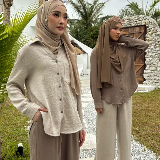 LINEN READY-TO-WEAR SET | Sunflowershawl