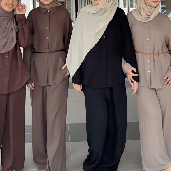 Linen pants SET Ready-To-Wear | Sunflowershawl