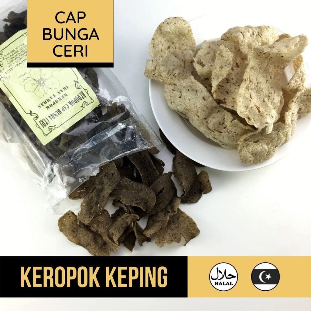 Keropok Keping Ikan Tamban Asli Terengganu 500g Fateha Keropok Lekor