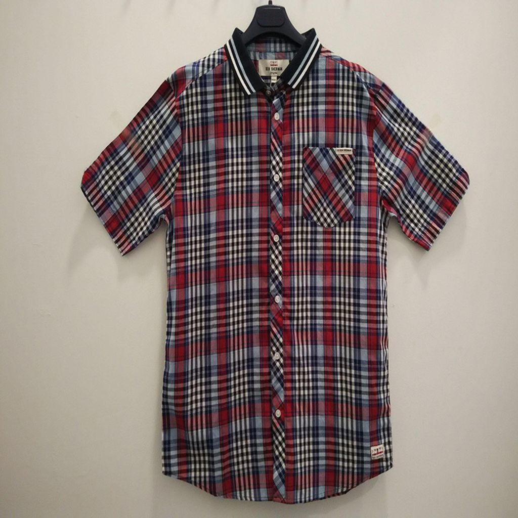 Ben Sherman - Boys Summer Tartan Short Sleeve Shirt 183.JPG