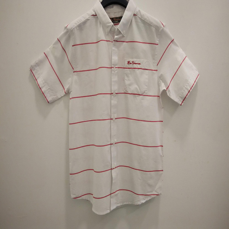 Ben Sherman - Boys Single Stripe Short Sleeve Shirt 177.JPG