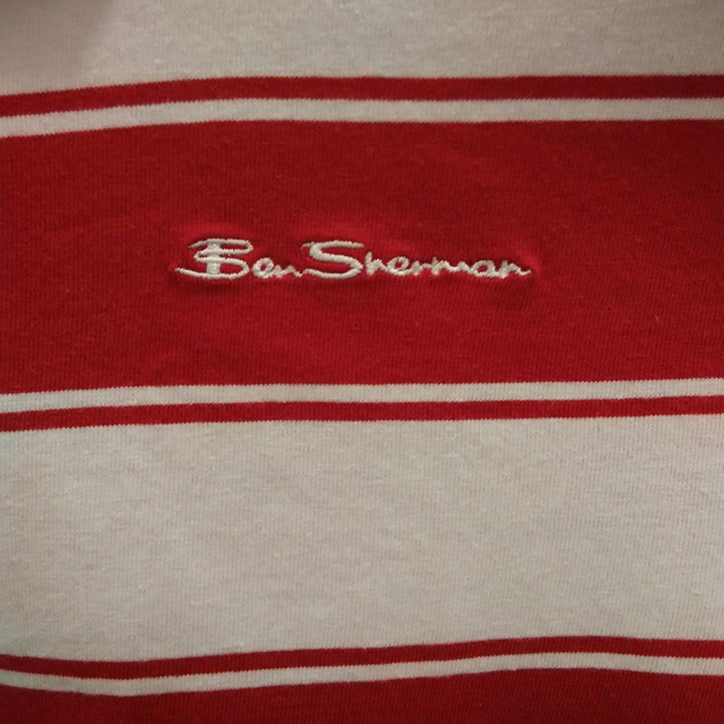 Ben Sherman - Boys Core Jerey Stripe Polo red 233.JPG