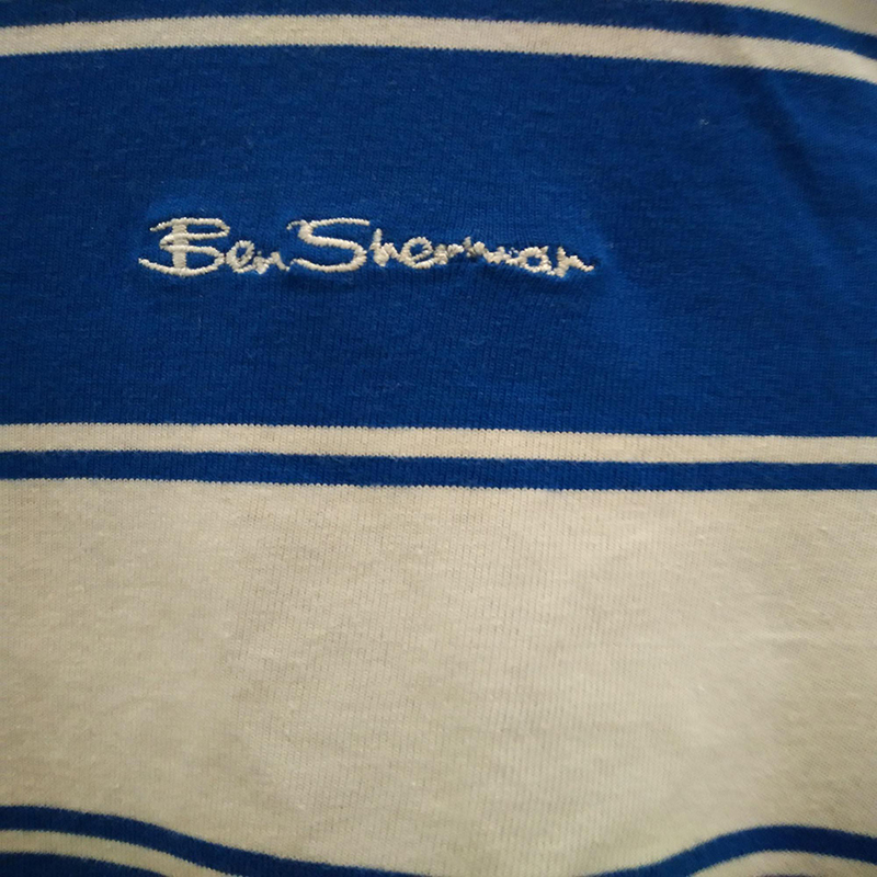 Ben Sherman - Boys Core Jerey Stripe Polo blue 331.JPG
