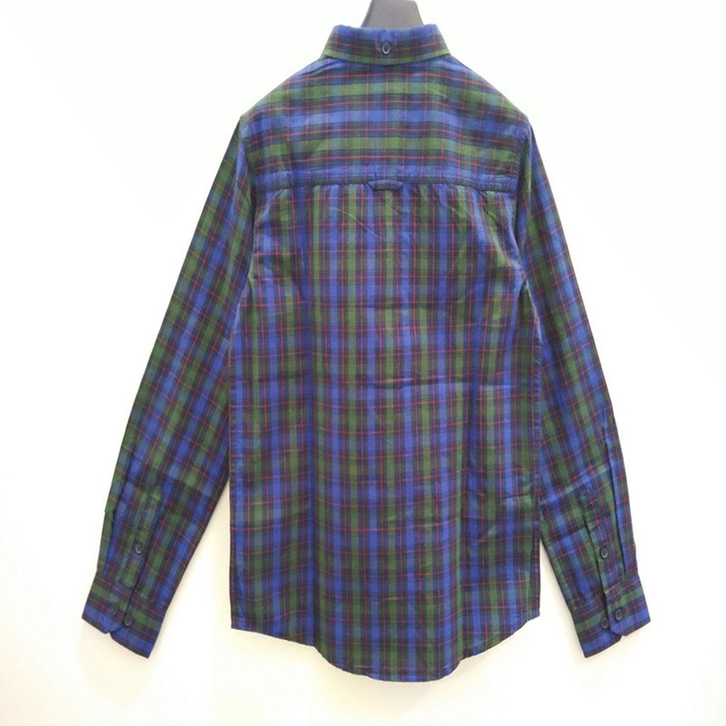 Ben Sherman - Boys Checkered Long Sleeve Shirt - BlueGreen 223.JPG
