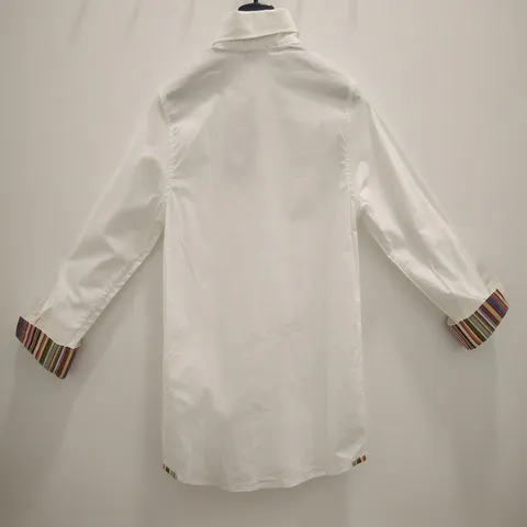 Paul Smith Junior - Boys Long Sleeve Shirt with Brand Embroidered - White 2132.JPG