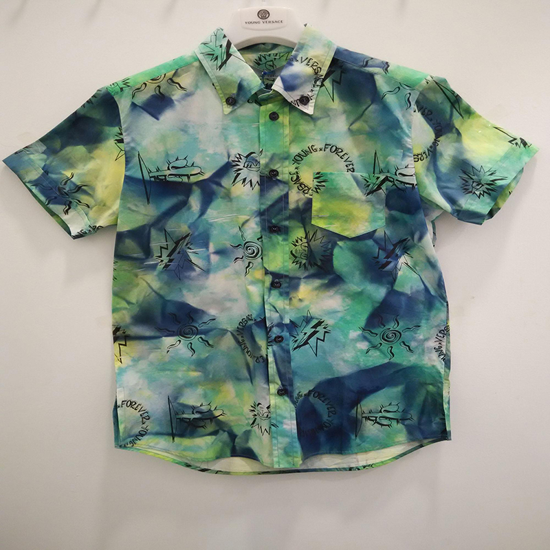 Young Versace - Boys Beach Shirt – Mayasilk