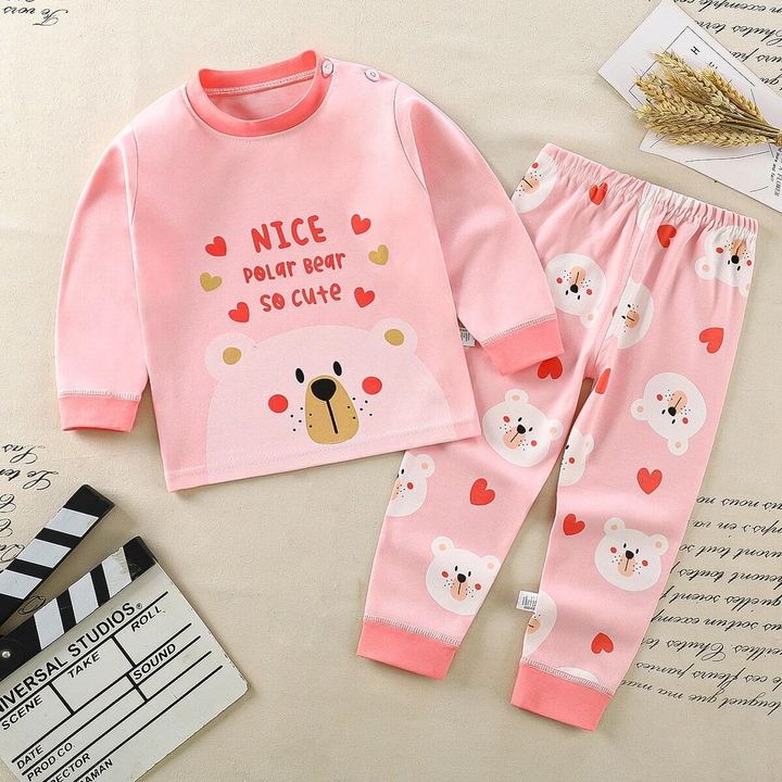 Nice Polar Bear So cute Sleepwear Set-min