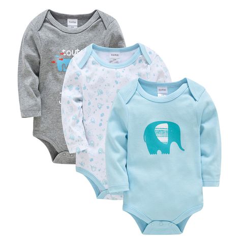 Long Sleeve Baby Romper Set (Boy C)