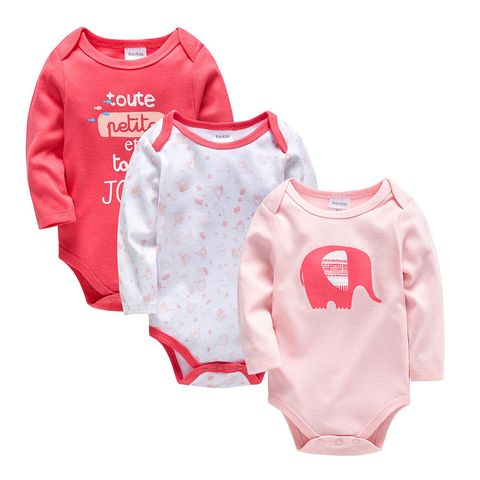 Long Sleeve Baby Romper Set (Girl A)