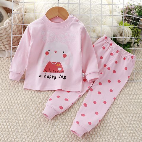 Pink A Happy Day Bunny Sleepwear Set